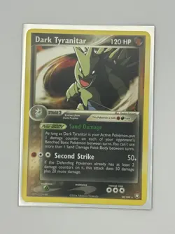 Dark Tyranitar - 20/109 - Rare Pokemon EX Team Rocket Returns Card - Image 5