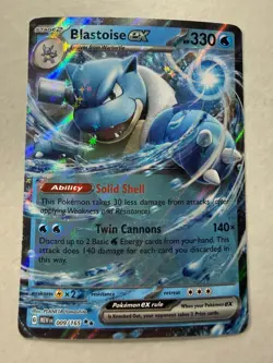 [2023] Pokemon Card TCG | Blastoise ex Holo #009/165 Set 151 |. - Image 1