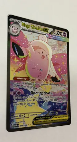 Mega Clefable EX 119/088 Me03: Perfect Order SIR Pokemon TCG Card NM - Image 2