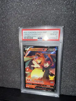 Lance's Charizard V SWSH133 SWSH: Sword & Shield Promo Cards Holo - Image 1
