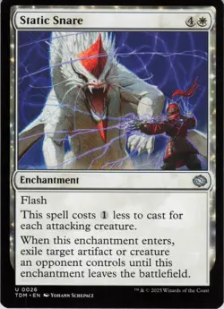 Static Snare U Tarkir: Dragonstorm 26 NM Normal MTG - Image 1