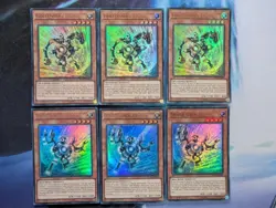 YuGiOh! Silver Gadget DUPO-EN042 x3 & Gold Gadget DUPO-EN043 x3 Ultra Rare 1st - Image 1