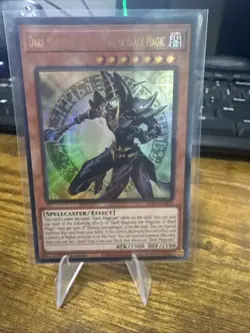 *** DARK MAGICIAN THE MAGICIAN OF BLACK MAGIC *** ULTRA RARE INFO-EN006 YUGIOH! - Image 1