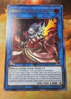 Yugioh: Aleister The Invoker Of Madness - GEIM-EN053 Ultra Rare 1st Edition NM - Image 2