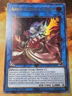 Yugioh: Aleister The Invoker Of Madness - GEIM-EN053 Ultra Rare 1st Edition NM - Image 3