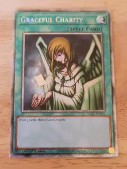 Yu-Gi-Oh! TCG - Graceful Charity (RA03-EN116) - Platinum Secret Rare - Image 1