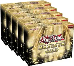 YuGiOh Maximum Gold Sealed Display Box (5 mini Boxes) 4 Packs Per Mini Box - Image 4
