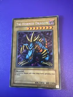 Tri-Horned Dragon LOB-000 The Legend of Blue Eyes White Dragon Unlimited - Image 1
