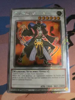 Near Mint Yugioh Goyo Guardian – Platinum Secret Rare - RA03-EN202 - Image 1