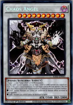 Yu-Gi-Oh Chaos Angel (Secret Rare) RA05-EN043 1st Edition Secret Rare NM - Image 1