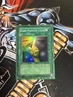 FADED MISPRINT YUGIOH MP1 DARK PIERCING LIGHT HOLOBLEED FADED MISPRINT - Image 1