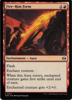 Fire-Rim Form C Tarkir: Dragonstorm 107 NM Normal MTG - Image 1