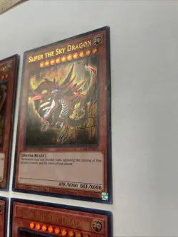 4x Yugioh Slifer The Sky Dragon LC01-EN002 Limited Edition Ultra Rare - Image 3