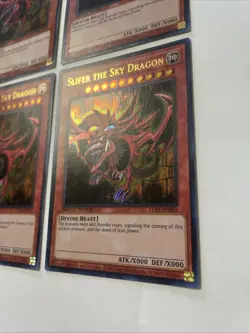 4x Yugioh Slifer The Sky Dragon LC01-EN002 Limited Edition Ultra Rare - Image 5