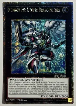 Number F0: Utopic Draco Future MP24-EN037 (NM) Quarter Century Secret Rare 1st - Image 1