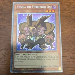 Yugioh Exodia the Forbidden One BLGG-EN002 Starlight Rare 1st Edition NM - Image 1