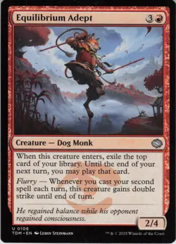 Equilibrium Adept U Tarkir: Dragonstorm 106 NM Normal MTG - Image 1