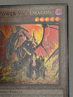Yu-Gi-Oh! Power Vice Dragon BLZD-EN002 Blazing Dominion Secret Rare 1st Ed NM - Image 3