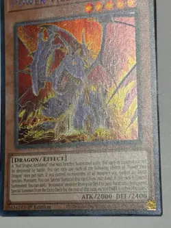 Yu-Gi-Oh! Power Vice Dragon BLZD-EN002 Blazing Dominion Secret Rare 1st Ed NM - Image 5