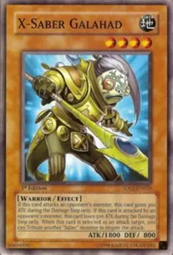 X-Saber Galahad - 5DS2-EN020 - Common - 1st Edition PL/MP Yugioh Starter Deck Ca - Image 1