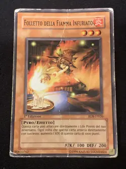 FOLLETTO DELLA FIAMMA INFURIATO RDS-IT020 1a edizione Yu-Gi-Oh - Image 1