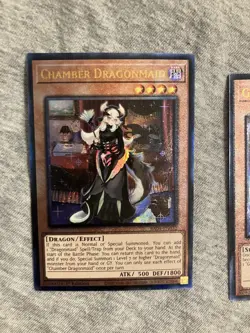 YuGiOh! Chamber Dragonmaid RA04 Quarter Century Stampede Ultimate Pur - Image 1
