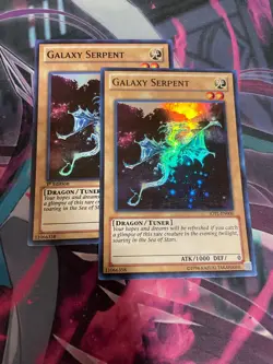 YUGIOH - GALAXY SERPENT X2 - SUPER RARE - 1ST/UNLIMITED - JOTL - LP - Image 1