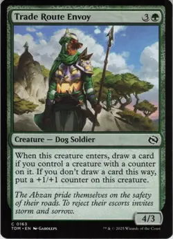 Trade Route Envoy C Tarkir: Dragonstorm 163 NM Normal MTG - Image 1