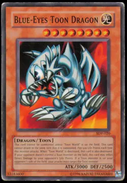 Blue-Eyes Toon Dragon SDP-020 Common Starter Deck: Pegasus Yu-Gi-Oh Unlimited MP - Image 1