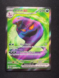 Pokemon TCG Arbok ex 185/165 - Ultra Rare - Scarlet & Violet 151 - NM - Image 2