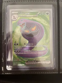 Pokemon Card Arbok ex 185/165 Scarlet & Violet 151 Holo Ultra Rare Near Mint - Image 1