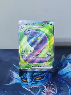 Arbok ex 185/165 SV Scarlet & Violet 151 Ultra Rare Pokemon TCG Card Team Rocket - Image 1