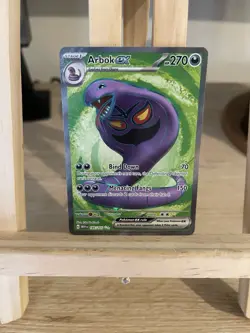 Arbok EX Holo Pokemon Card 185/165 Scarlet & Violet 151 Series - Image 1