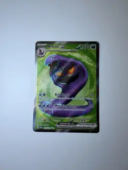 Arbok EX Holo Pokemon Card 185/165 Scarlet & Violet 151 Series - Image 1