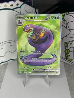 Pokemon Card Arbok ex 185/165 Scarlet & Violet 151 Holo Ultra Rare Near Mint - Image 1