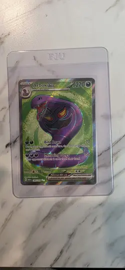 ARBOK EX FULL ART 185/165 - Pokemon TCG Scarlet & Violet 151 - ULTRA RARE - Image 1