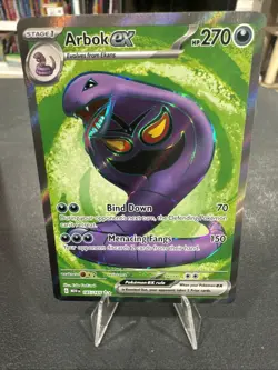 Arbok ex 185/165 Holo Ultra Rare Full Art -Pokemon TCG Scarlet & Violet 151 NM - Image 1