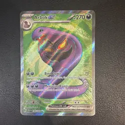 Pokemon TCG Arbok EX Scarlet & Violet-151 185/165 Holo Ultra Rare - Image 1