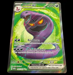 Pokemon TCG Arbok EX Scarlet & Violet-151 185/165 Holo Ultra Rare - Image 1