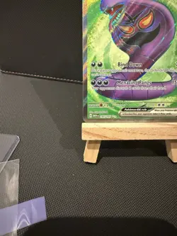 Pokemon TCG Arbok EX Full Art Rare Card Scarlet & Violet 151, 185/165 - Image 4