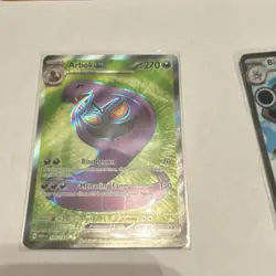 Pokemon Arbok EX 185/165 Sv: Scarlet & Violet 151 Ultra Rare Full Art Holo 270HP - Image 1