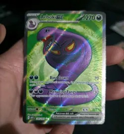 Arbok ex 185/165 - Scarlet & violet: 151 - Pokemon card - full art rare - Image 1