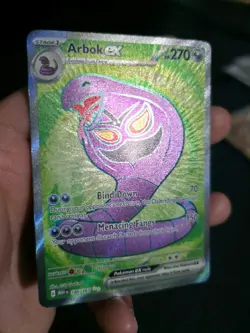 Arbok ex 185/165 - Scarlet & violet: 151 - Pokemon card - full art rare - Image 2