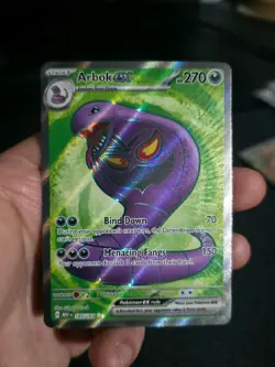 Arbok ex 185/165 - Scarlet & violet: 151 - Pokemon card - full art rare - Image 3