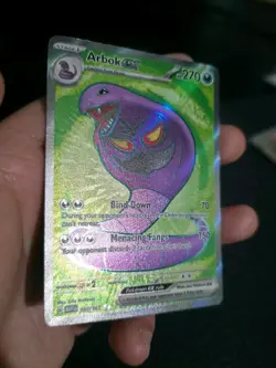 Arbok ex 185/165 - Scarlet & violet: 151 - Pokemon card - full art rare - Image 4