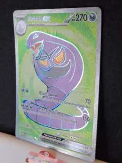 Pokemon TCG Arbok ex Scarlet & Violet - 151 185/165 Ultra Rare - Near Mint - Image 3