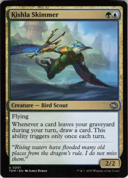 Kishla Skimmer U Tarkir: Dragonstorm 201 NM Normal MTG - Image 1