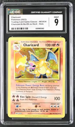 Charizard 003/034 Trading Card Game Classic Holo - Image 1