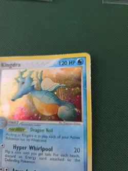 Kingdra 12/109 EX Team Rocket Returns HOLO RARE Pokemon Card 2004 English LP - Image 3