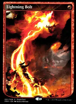 Lightning Bolt – MagicFest Cards 1 • P - Image 1
